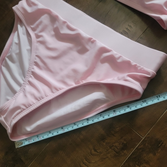 NWT DB Studio Bachelorette Swimsuits Tube Top Bikini in Pink Size Medium - Picture 15 of 15